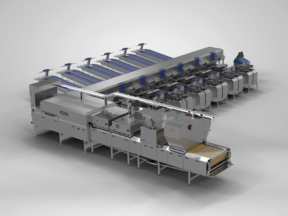 Omina XF2 Egg Grading Machine - Moba – Egg grading, Packaging and Processing Machines