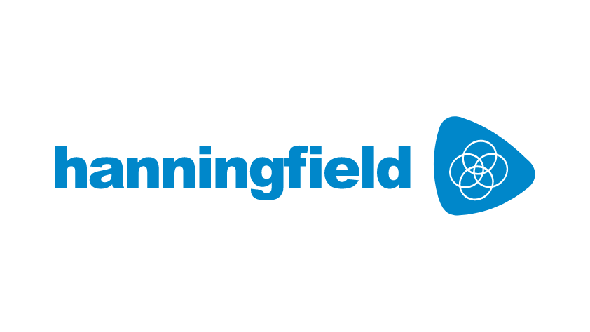 Hanningfield Process Systems Logo in blue - Powder Processing and Containment