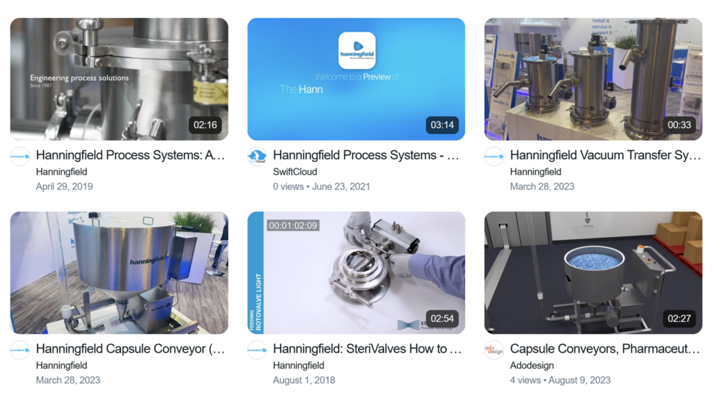 Hanningfield Vimeo Channel